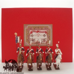 CBG Mignot Figuren Schachtel mit 5 polnischen Lanzenreitern