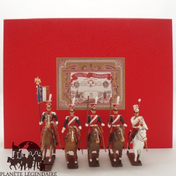 CBG Mignot Figurine Scatola di 5 Lancieri Polacchi