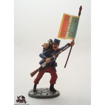 Infantryman Atlas Flag Bearer Infantryman Figurine August 1914