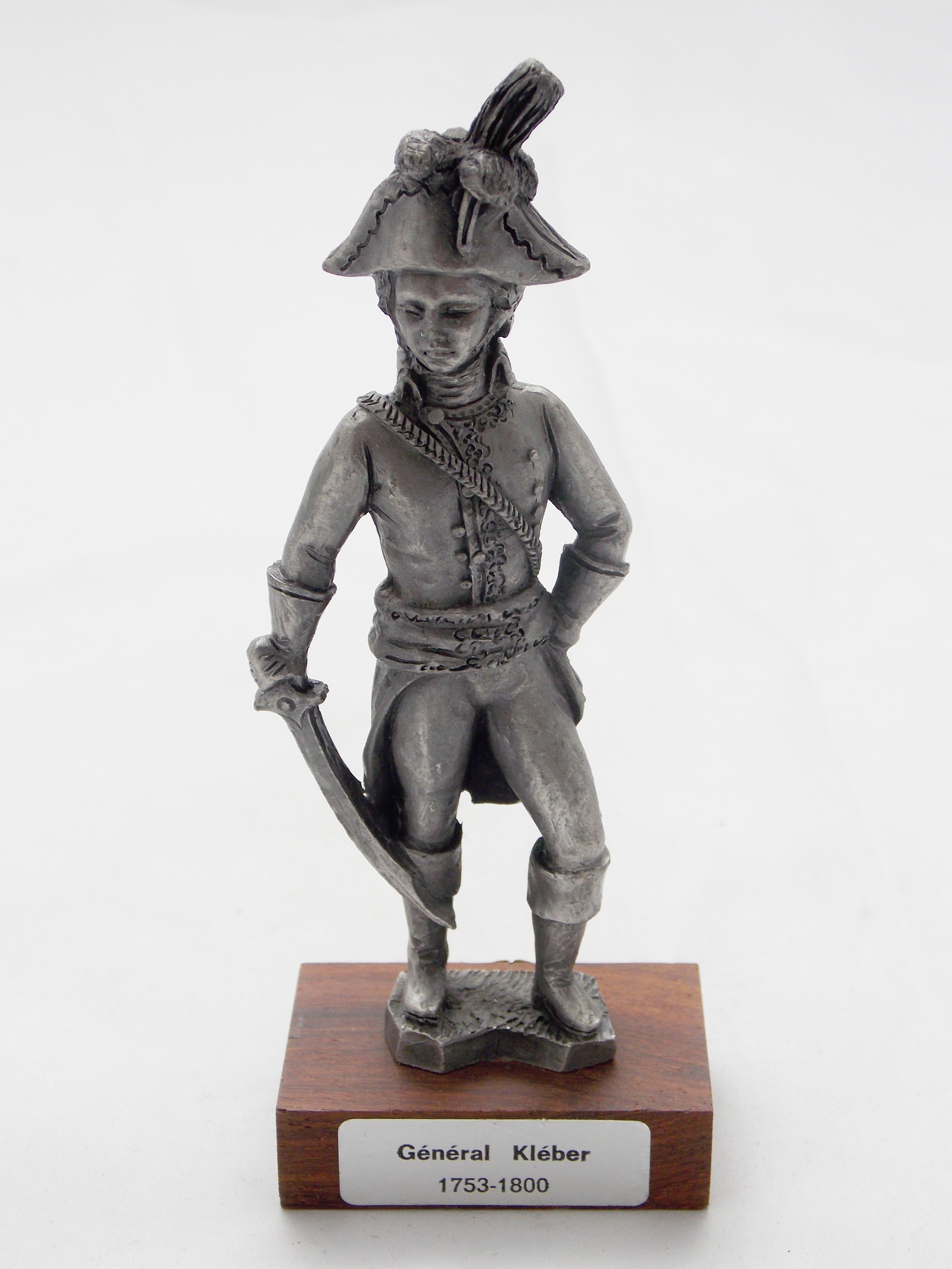 Pewter empire figurine flag bearer Bataillon Napoleon