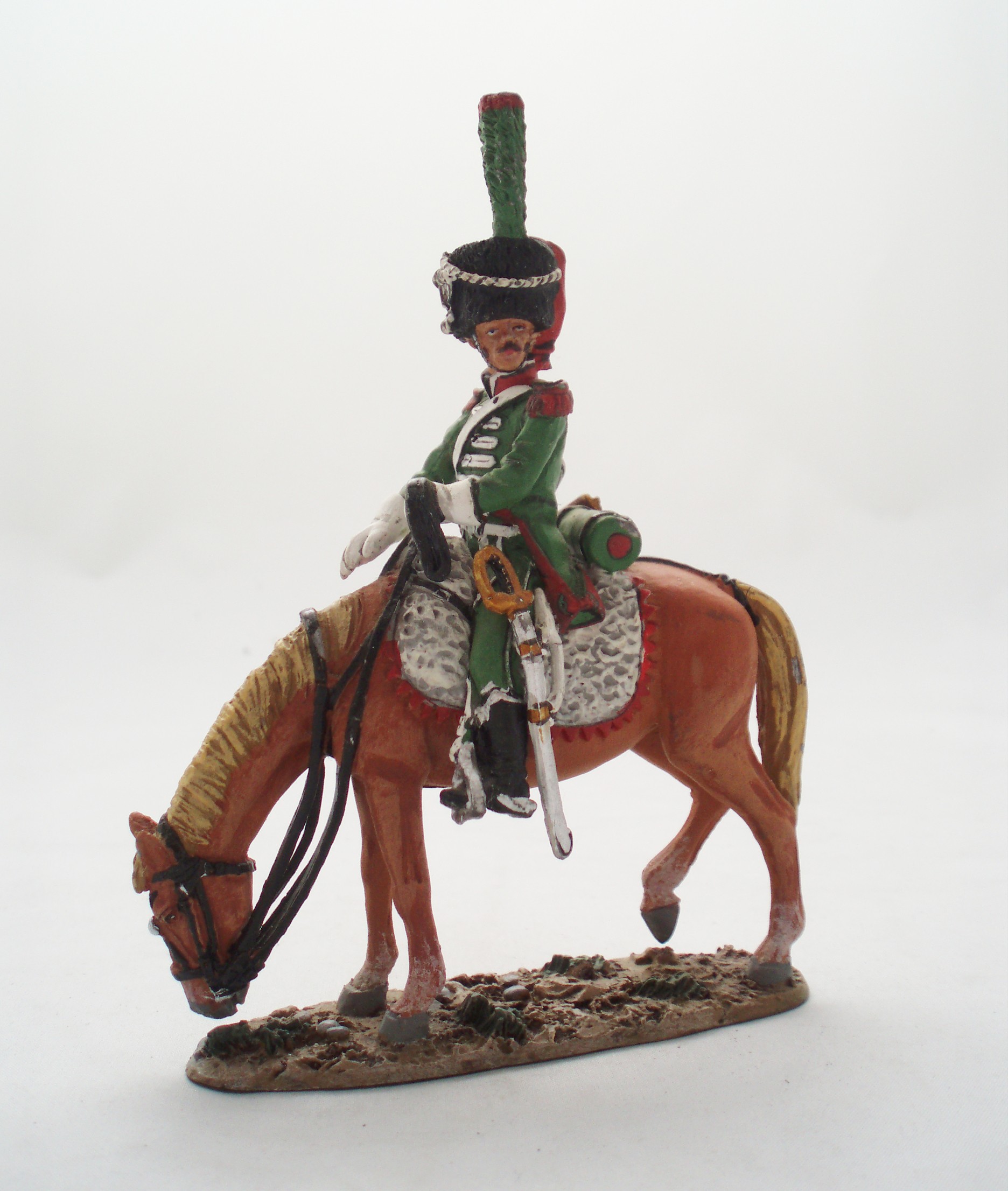 Figurine Napol on Chasseur Italien 2e R giment 1812 Collection Del