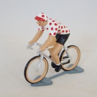 Figurine CBG Mignot Cycliste Maillot à pois Tour de France