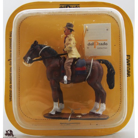 Teddy Rooseveldt Cowboy figurine Del Prado adventure West Collection