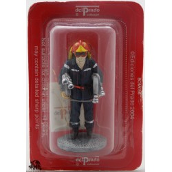 Del Prado Feuerwehr Figur gegen Wald feuert Frankreich 2003