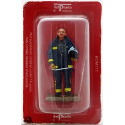 Del Prado firefighter fire held Madrid Spain 2004 figurine