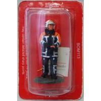 Del Prado Feuerwehrmann Outfit Feuer Belgien 2003 Figur