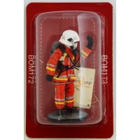 Figure Del Prado Firefighter Sapper Fire Outfit Paris 1982