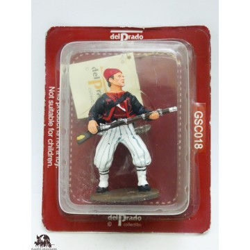 Del Prado Louisiana Tigers Confederate Zouave Figurine