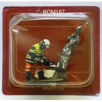 Figurita Del Prado Bombero Traje de Fuego Bélgica 2003 